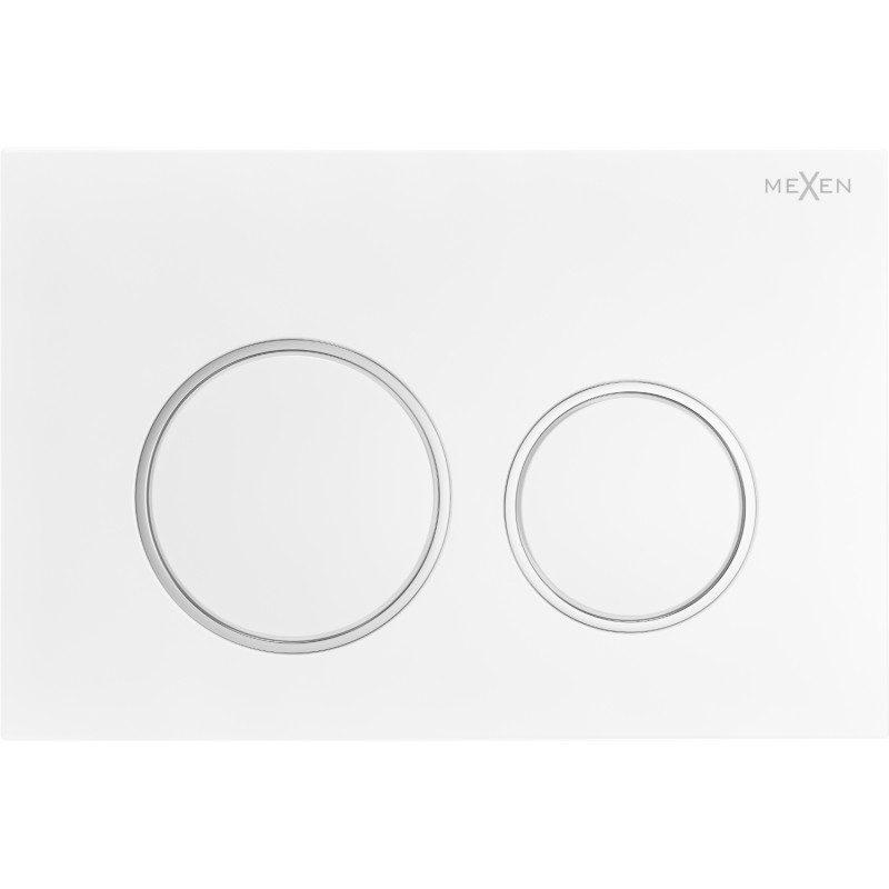 Mexen Fenix 07 XS bouton de chasse d'eau, blanc mat - 600720