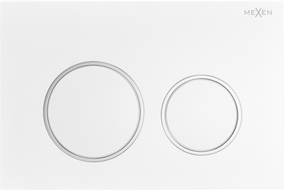 Mexen Fenix 07 XS botón de descarga, blanco mate - 600720