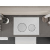 Mexen Fenix 07 XS spoelknop, wit mat - 600720