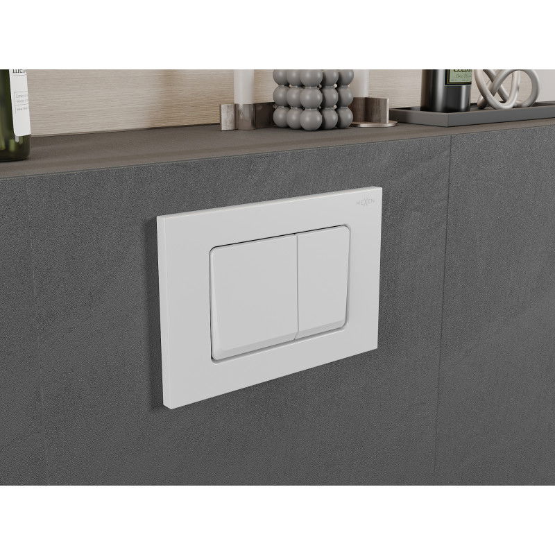 Mexen Fenix 10 XS pulsante di scarico, bianco opaco - 601020