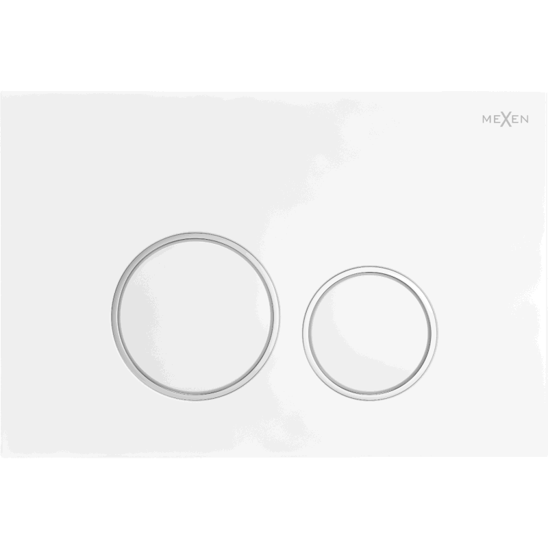 Mexen Fenix 05  spolningsknapp, vit matt - 600520