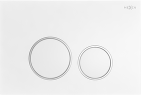 Mexen Fenix 05  flush button, white matte - 600520