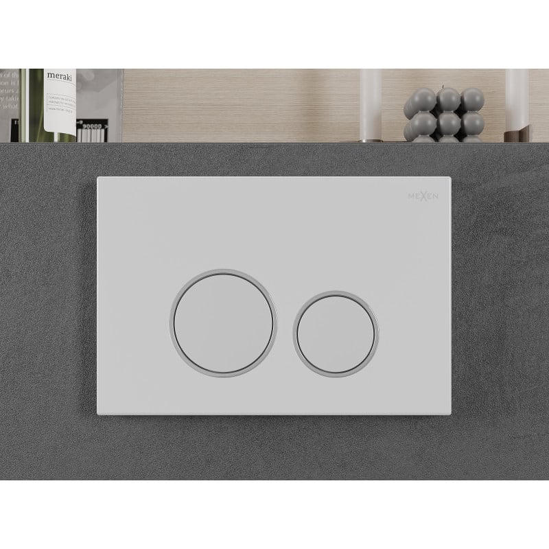 Mexen Fenix 05  Spültaste, weiß matt - 600520