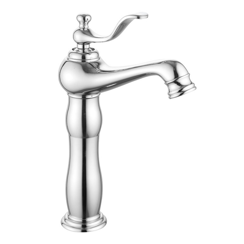 Mexen Vela grifo alto de lavabo, cromo - 744510-00