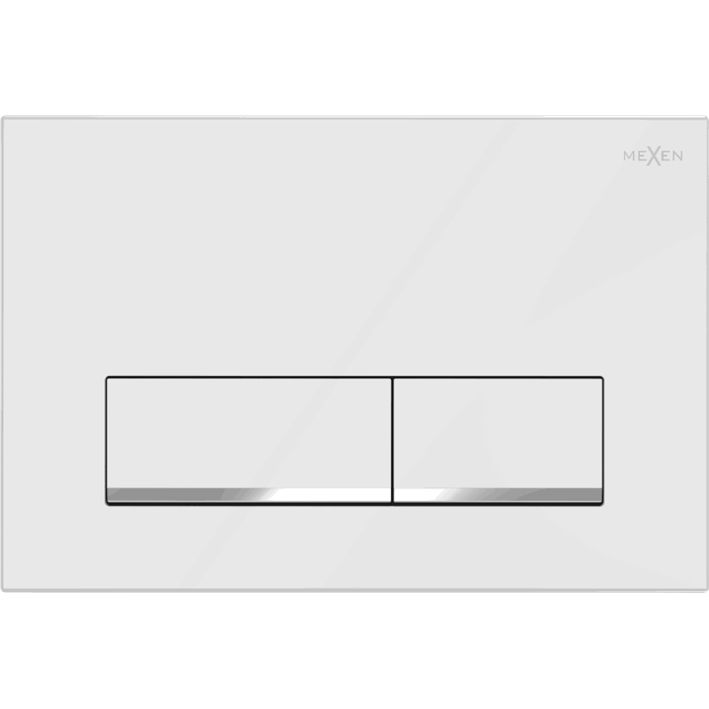 Mexen Fenix 12 flush button, glossy white - 601200