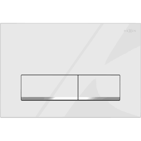 Mexen Fenix 12 bouton de chasse d'eau, blanc brillant - 601200
