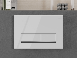 Mexen Fenix 12 skalošanas poga, balta spīdīga - 601200