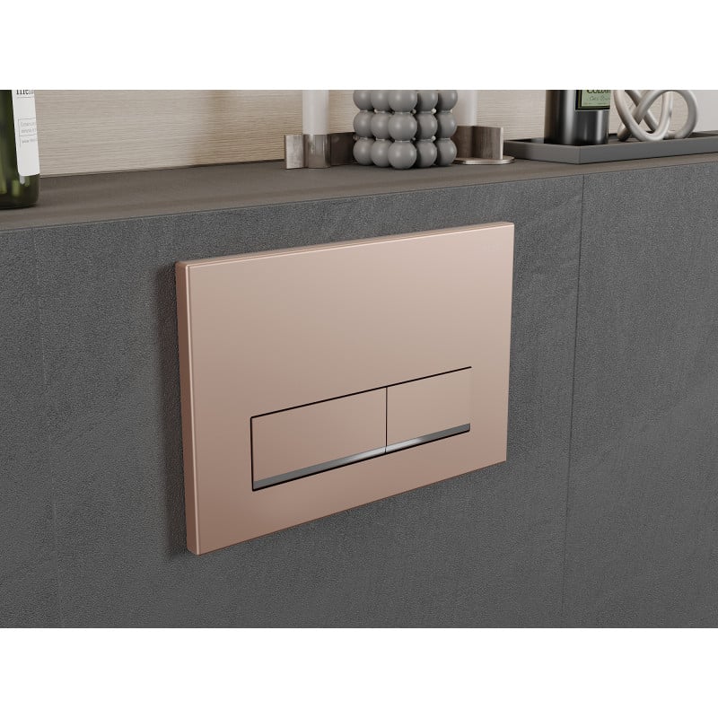 Mexen Fenix 12 flush button, rose gold - 601205