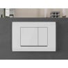 Mexen Fenix 01 spoelknop, glanzend wit - 600100