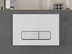 Mexen Fenix 02 κουμπί έκπλυσης, λευκό γυαλιστερό - 600200