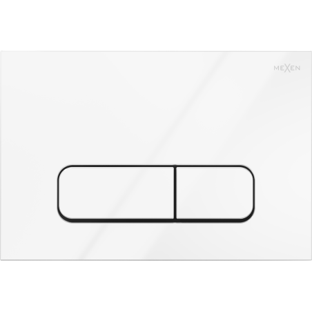 Mexen Fenix 02 sploščna tipka, svetleče bela - 600200