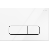 Mexen Fenix 02 flush button, glossy white - 600200