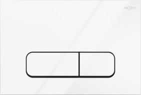 Mexen Fenix 02 spolningsknapp, vit glansig - 600200