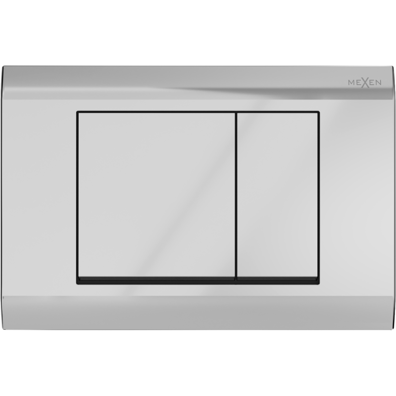 Mexen Fenix 01 spolningsknapp, blank krom - 600101