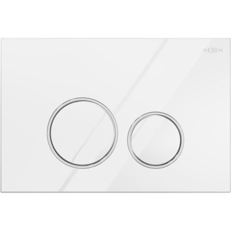 Mexen Fenix 05  bouton de chasse, blanc brillant - 600500