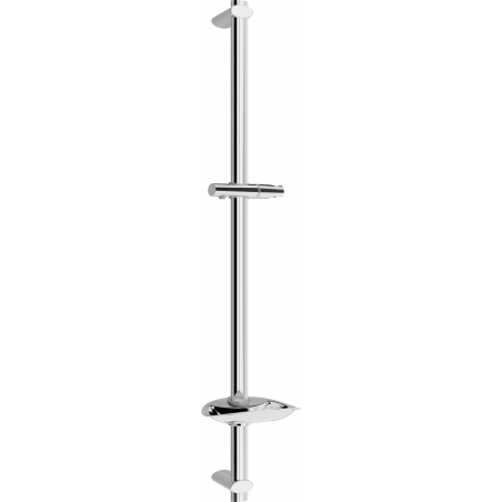 Mexen DB shower rod with soap dish 75 cm, chrome - 79384-00