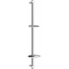 Mexen DB shower rod with soap dish 75 cm, chrome - 79384-00