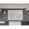 Mexen Fenix 07 XS spoelknop, glanzend wit - 600700