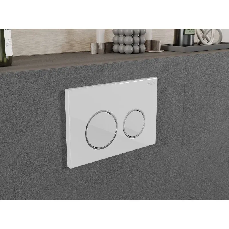 Mexen Fenix 07 XS Spültaste, glänzend weiß - 600700