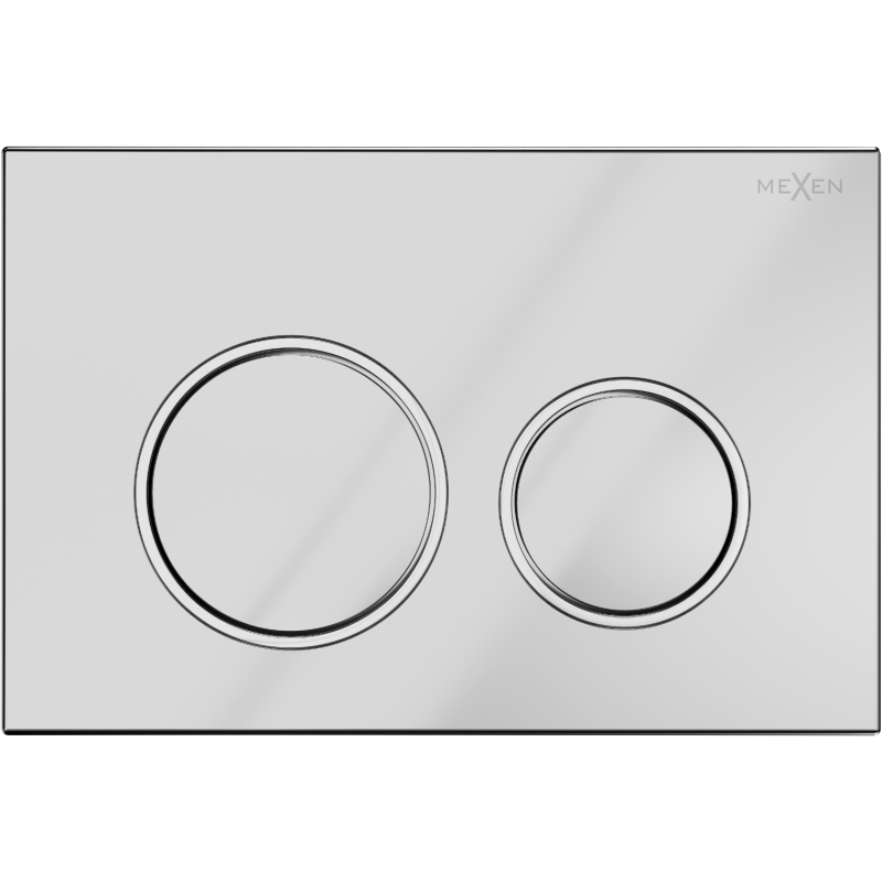 Mexen Fenix 07 XS spolningsknapp, blank krom - 600701
