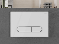 Mexen Fenix 11 skalošanas poga, balta spīdīga - 601100