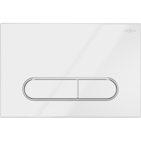 Mexen Fenix 11 flush button, glossy white - 601100
