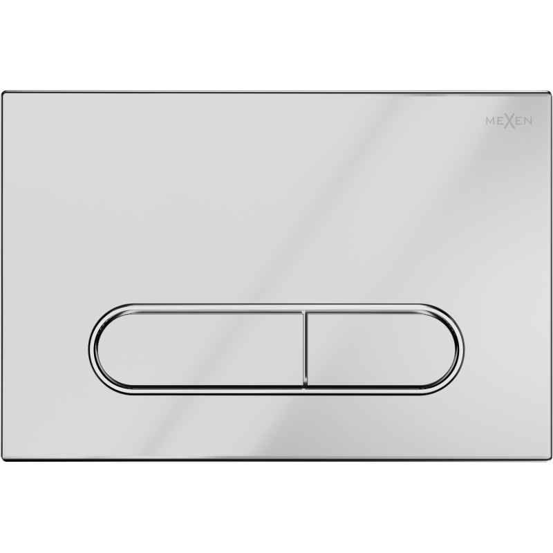 Mexen Fenix 11 flush button, shiny chrome - 601101