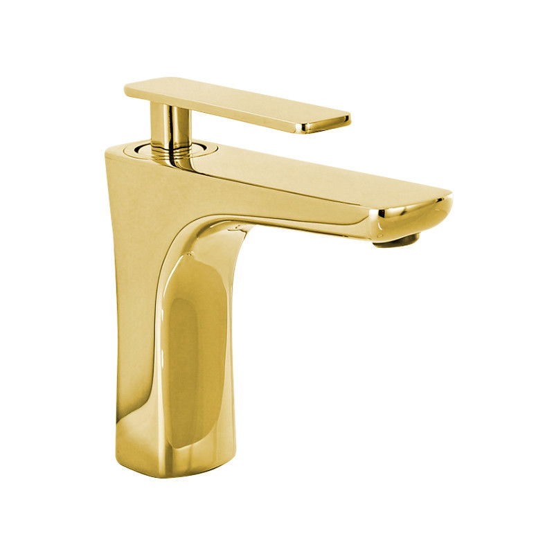 Mexen Indus washbasin tap, gold - 744600-50