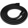 Mexen Duschschlauch 175 cm, schwarz - 79475-70
