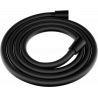 Mexen manguera de ducha 175 cm, negra - 79475-70