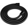 Mexen shower hose 175 cm, black - 79475-70