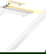 Mexen Indus augsts izlietnes jaucējkrāns, balts/zeltains - 744610-25