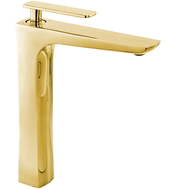 Mexen Indus rubinetto lavabo alto, oro - 744610-50