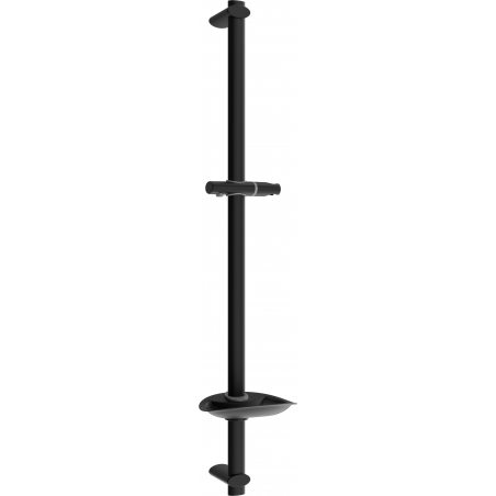 Mexen DB barra de ducha con jabonera 75 cm, negro - 79384-70