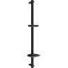 Mexen DB Duschstange mit Seifenschale 75 cm, schwarz - 79384-70