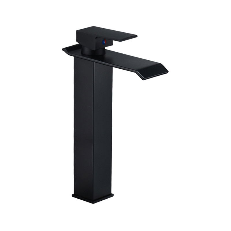 Mexen Apus grifo de lavabo alto, negro - 744710-70