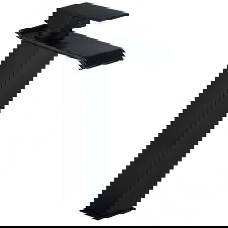 Mexen Apus grifo de lavabo alto, negro - 744710-70