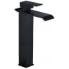 Mexen Apus grifo alto para lavabo, negro - 744710-70