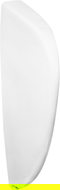 Mexen Hangende urinoirscheidingswand, wit - 37117600