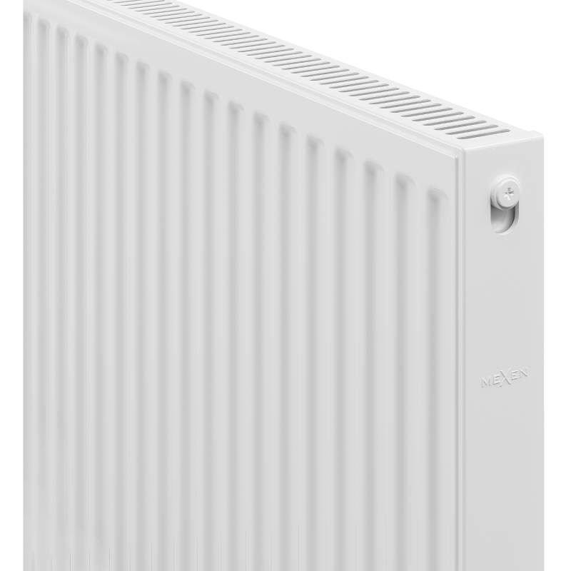 Mexen C11 400 x 500 mm panel radiator, side connection, 324 W, white - W411-040-050-00