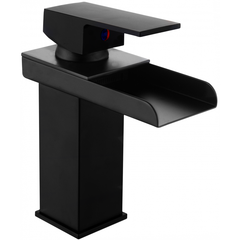 Mexen Hydra grifo de lavabo, negro - 744900-70