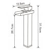 Mexen Hydra robinet de lavabo haut, chrome - 744910-00