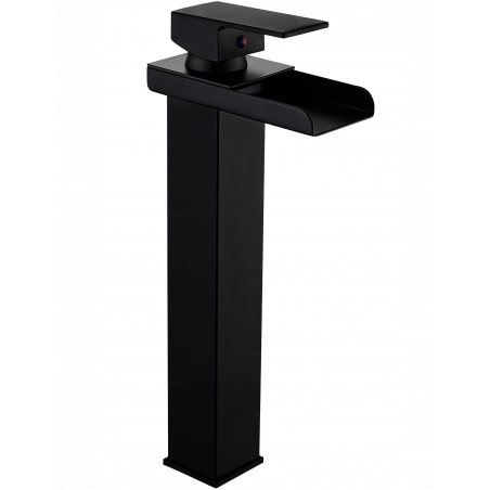 Mexen Hydra grifo de lavabo alto, negro - 744910-70