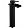 Mexen Hydra high washbasin mixer tap, Black - 744910-70
