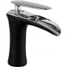 Mexen Lyra robinet de lavabo, noir/chrome - 745300-07