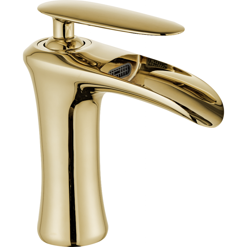 Mexen Lyra grifo de lavabo, dorado - 745300-50