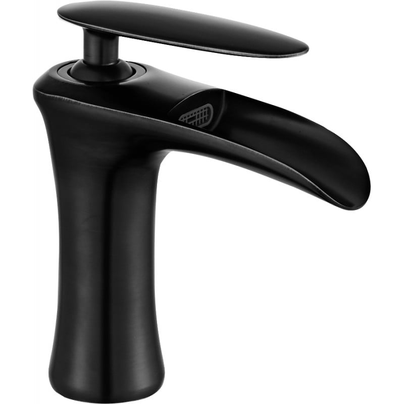 Mexen Lyra grifo de lavabo, negro - 745300-70