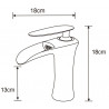 Mexen Lyra robinet de lavabo, noir/or - 745300-75
