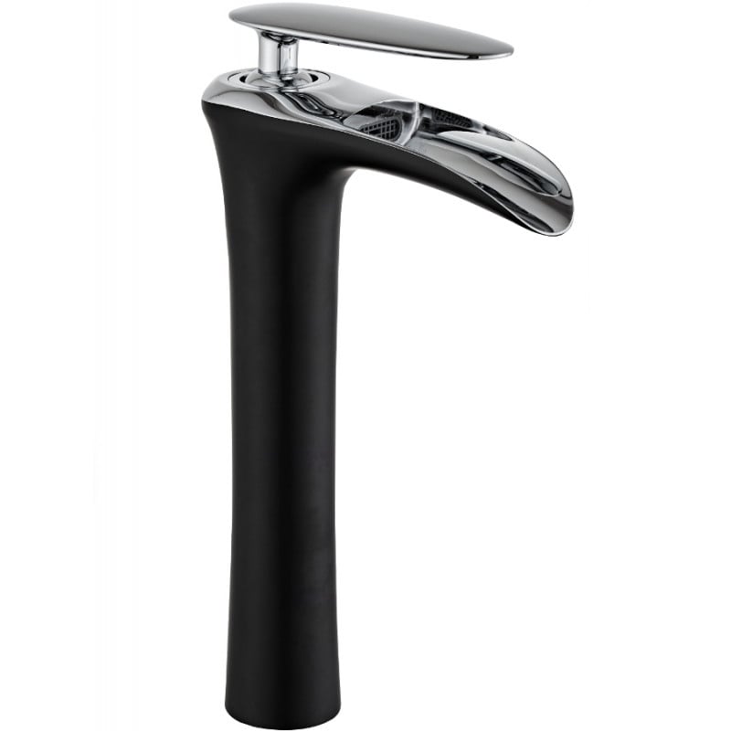 Mexen Lyra robinet de lavabo haut, noir/chrome - 745310-07