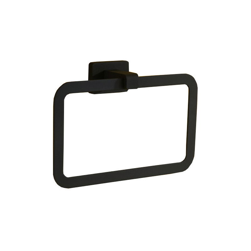 Mexen Asis handdoekhouder, zwart - 7017632-70